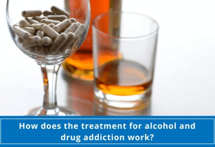 How does the treatment for alcohol and drug addiction work