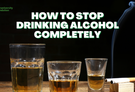 How to stop drinking alcohol completely